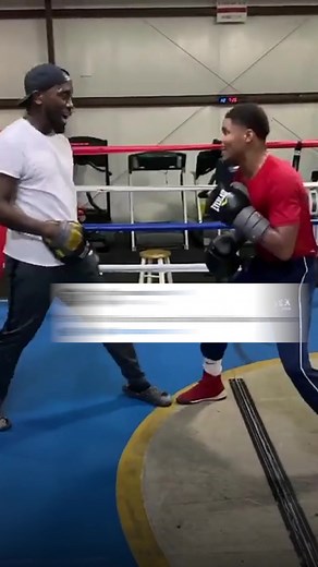 Better than Tank, Haney or Ryan Garcia? Shakur fights this weekend vs the heavy-handed Yoshina! More combos on our YouTube 🥊 #shakurstevenson #boxing #padwork #mittwork #ftcboxing