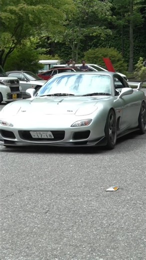 RX-7（FD）、RX-7（FC）入場シーン #旧車 #奥多摩ダイサン #東京旧車会 #jdm #潟菱