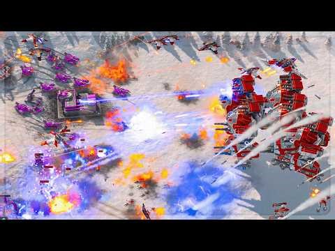 I USED GIGANTIC Mechs To Battle ENDLESS Overpowered Tanks in Ashes Of The Singularity 2