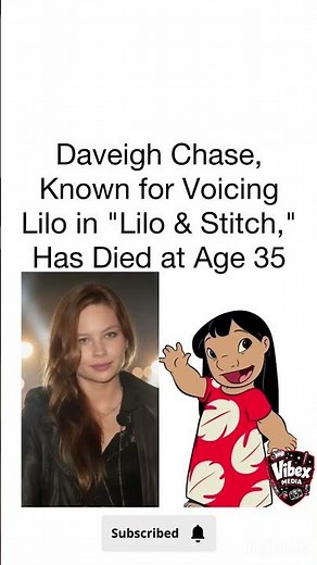 Daveigh Chase, Voice Of Lilo In Lilo & Stitch, Dies At 35 🕊️ #daveighchase #liloandstitch