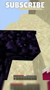 Mining FIFTEEN OBSIDIAN With My HAND #minecraft #minecraftchallenge