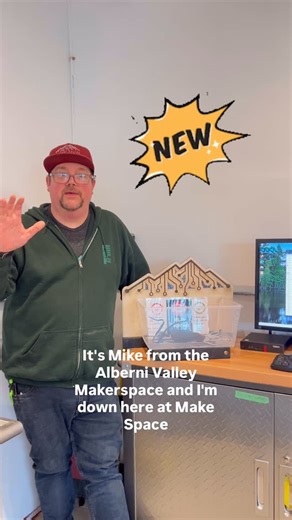 Make Space For Art Society on Instagram: "New collaboration with Alberni Valley Makerspace. They are operating the only micro-plastic recycling facility on Vancouver Island — converting PLA and HDPE plastics Into 100% recycled products such as dimensional building materials and household items. Visit our website (link in bio) for calendar of open studio times for drop off. #makespacenorthpark #plarecycling #preciousplastics #victoriabc #creativecommunity #cafeworkspace #explorevictoriabc"