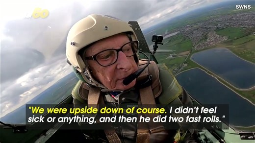 86-Year-Old Thrill Seeker Takes to the Skies, Does Loopdeloops in WW2-Era Fighter