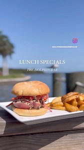 Weekly lunch specials: 🍴Crab Spinach Artichoke Dip 🍴Ahi Steak Burger 📍 1401 NE Indian River Drive Jensen Beach 34957 | Dolphin Bar