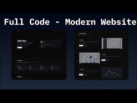Build a Professional Developer Portfolio Website (Next.js + Tailwind CSS) | Full Code + Deploy