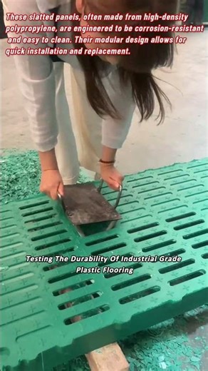 Testing The Durability Of Industrial Grade Plastic Flooring