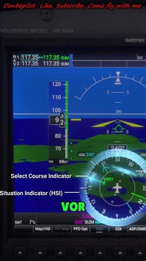 Master VOR Navigation: Essential Skill for Pilots! #shorts