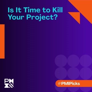 As a project manager, you must be bold enough to acknowledge when it is time to cancel a project that is failing. Killing a project isn’t failing—continuing to waste money and resources when a project is beyond saving is. If you are wondering if you should cancel your project, ask yourself these questions. Project Management Institute members can download a more detailed checklist from PMI Picks: http://ow.ly/7hJP50L6hJy | Project Management Institute