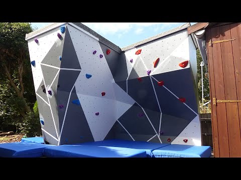 Building a Homemade Backyard Climbing Wall (from Start to Finish)