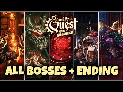 SteamWorld Quest - All Bosses + Ending {Gameplay} (iOS)