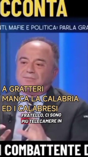 Nicola Gratteri misses Calabria #nicolagratteri #calabria