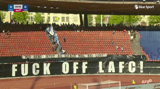 This also seems like a good time to remind you that Grasshoppers had a giant inflatable grasshopper tunnel.The new owners from LAFC decided to get rid of it.