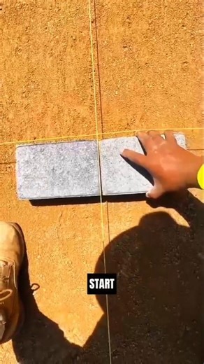 initial process of installing paving stones#shortvideos #construction #building #diy #american