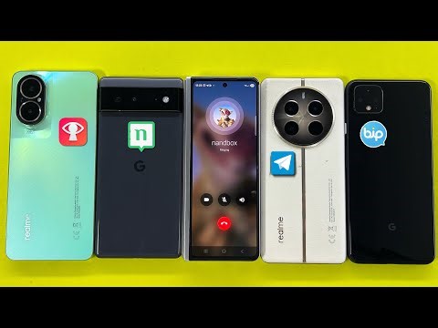 Social Media NandBox+BIP+Telegram+Skred Incoming Outgoing Call Google Pixel, Samsung, Realme