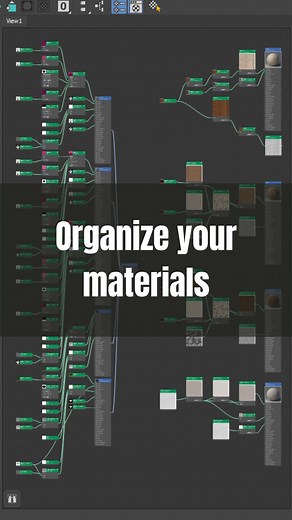 VizAcademy UK on Instagram: "Quick and satisfying! Here’s how you can instantly organize your materials in the Slate Material Editor in 3ds Max - clean workspace, clear mind, faster workflow.  Perfect for anyone who loves tidy nodes and smooth rendering sessions! #3dsmax #materialeditor #vizacademy #3dworkflow"
