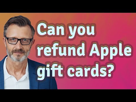 Can you refund Apple gift cards?
