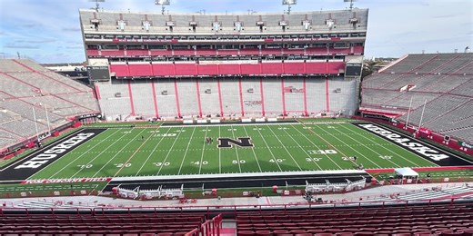 Memorial Stadium transforms for blackout game against USC