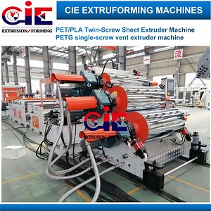 [Hot Item] Pet/ PLA Cornstarchpp Thermoforming Disposable Products Folder Stationery Sheet Extrusion Equipment