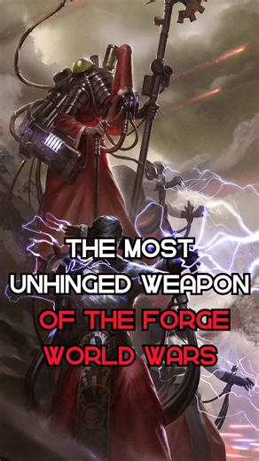 The Most Unhinged Weapon of the Forge World Wars #warhammer #imperium | warhammer figures