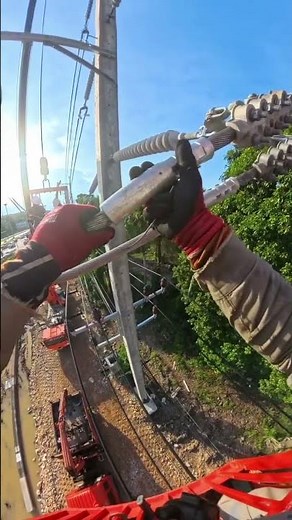 High Voltage Tension Clamp Installation 🔥