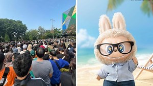 Indonesian crowds at Pop Mart enraged when told popular figure Labubu is sold out (VIDEO)