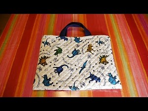 How to sew a lesson bag (with lining) [Kindergarten/School Entrance Supplies]
