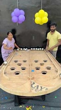 Ball Roll & Pop Balloon Showdown Challenge with Mom 2 #games