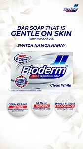 For skin that deserves a gentle touch — trust the bar soap that cares with every use! Made with skin-loving ingredients because your skin deserves daily care that’s both gentle and with oh-so-good white floral fragrance. #AmoyCleanWhite #BidaSaAlagaMovement ASC Reference No.: I0026P102225B | Bioderm