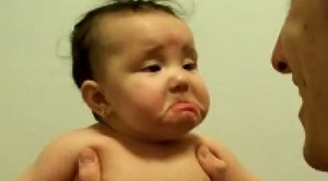 Cutest scared face ever