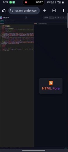 HTML Force – Professional Live HTML Editor with Real-Time Preview & Smart Write Mode