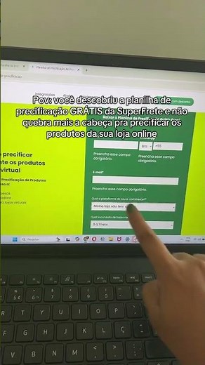 Planilha de precificação de produtos para e-commerce GRÁTIS #ecommerce #precificacao #lojavirtual