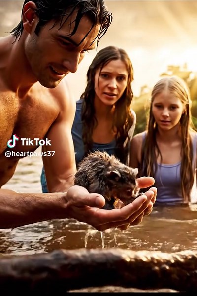 Rescue of a Baby Marmoset from Floodwaters