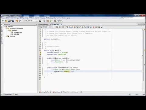 Criar pilha em Java - Aula 1