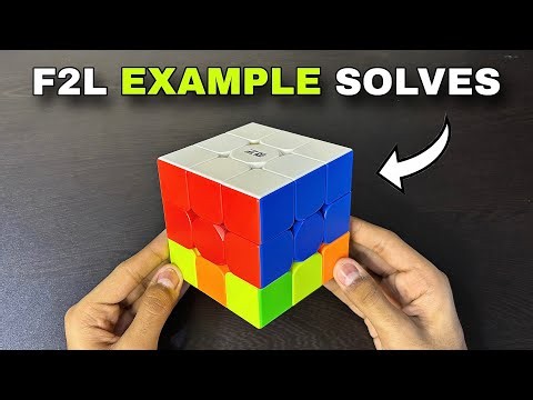 Advanced F2L Example Solves 🧩 | Think Like a Speedcuber!