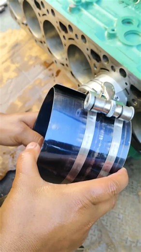 #Part 57 #Cummins #engine #Piston installation video