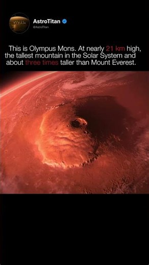 This Is Olympus Mons: The Largest Volcano in the Solar System