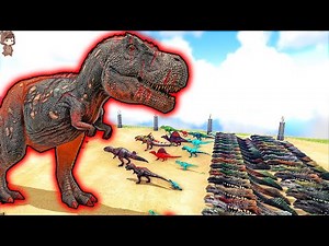 Mega Rex from Dox VS Mod Dinosaurs | ARK Mod Battle Ep.328