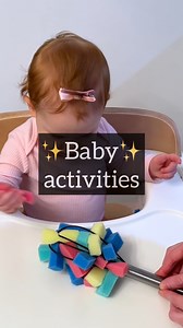 583K views · 6.5K reactions | Just a few good craft supplies can turn into amazing sensory play to help your baby develop important skills. Check out the link to see my favorite picks! #sensoryplay #babyplayideas #BabyActivities #babydevelopment | Sasha Mints | Facebook