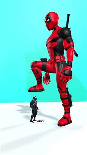 Venom vs Deadpool | Epic Funny Mashup Battle #shorts #marvel #animation