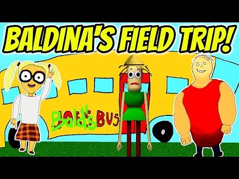 BALDINA GOES CAMPING! | Baldina's Basis Field Trip | Baldi's Basics Field Trip Mod