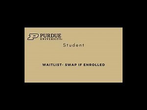 Using Swap with a Waitlist request