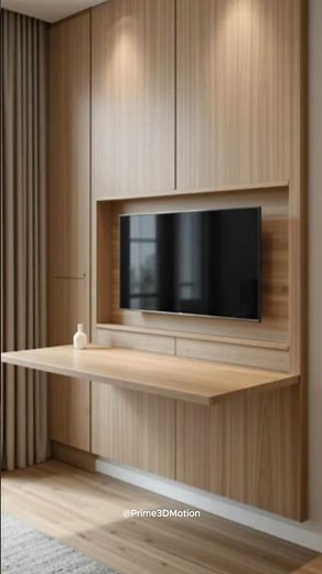 Ultimate TV Hiding Solution: Retractable Wall Unit!
