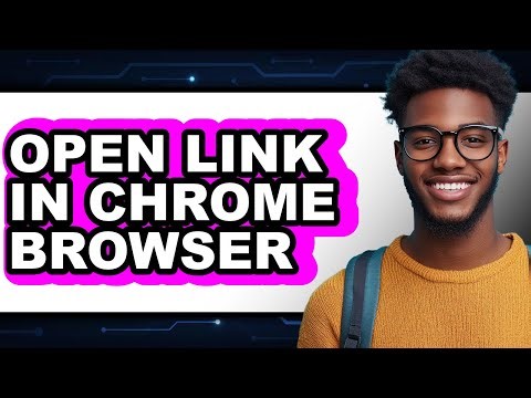 How to Open Link in Chrome Browser (easy Method)