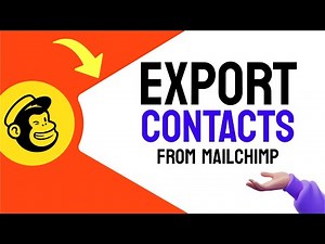 How to EXPORT Contacts from Mailchimp (Step by Step)