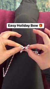 Quick bow tip 🎁 #christmasideas #giftwrapping #DIYcrafts #lifewithwesandalison | Life With Wes & Alison