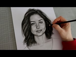 How to draw an easy portrait? Easy portrait drawing tutorial step by step