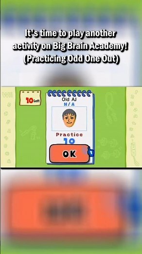 Correctly Finding The Odd One Out! | Big Brain Academy - Wii Degree Gameplay (Shorts) #shorts