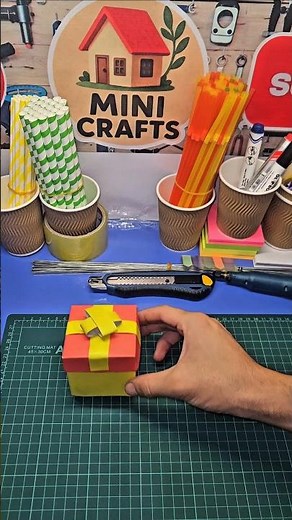 Making a Mini Gift Box 🎁 | Cute DIY Idea! #shorts #diy