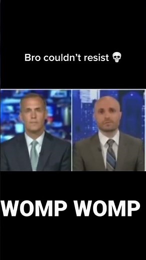 News reporter says Womp Womp