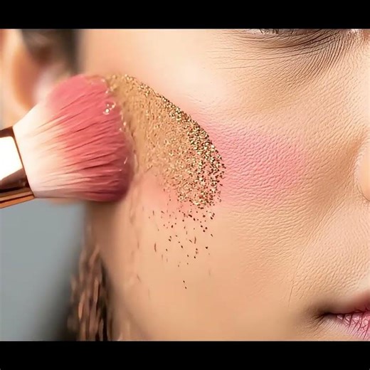 ASMR Blush Transformation #asmr #makeup #blush #foryou #relaxing